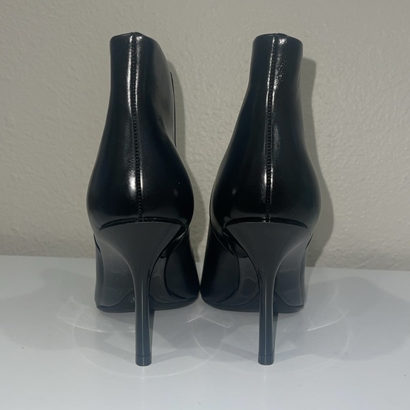 Calvin Klein MIM Cloe Leather Asymmetrical Booties - Picture 4 of 10